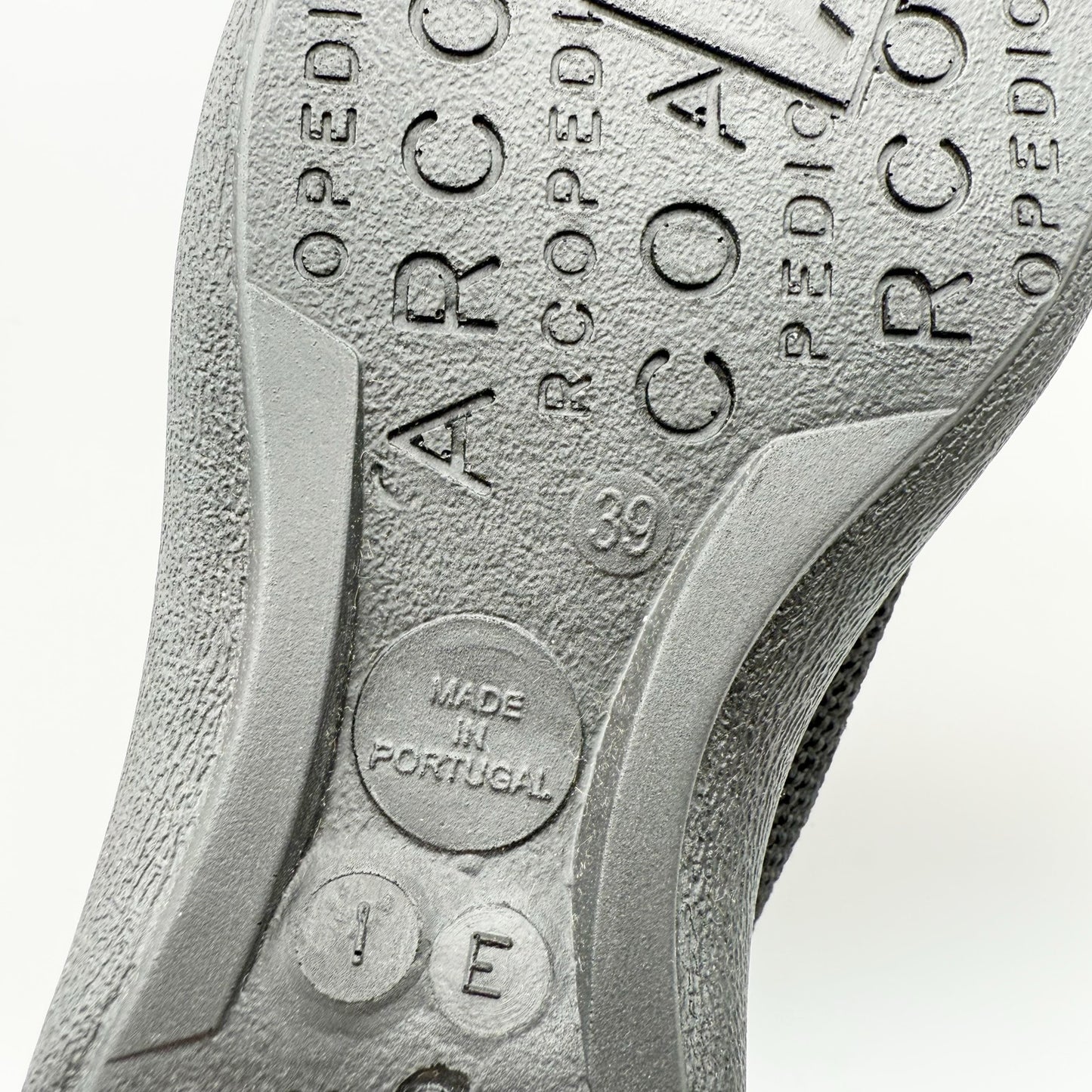 Arcopedico Womens Net 3 Oxford Sneakers EU 39 US 8-8.5 Black Knit NWOB