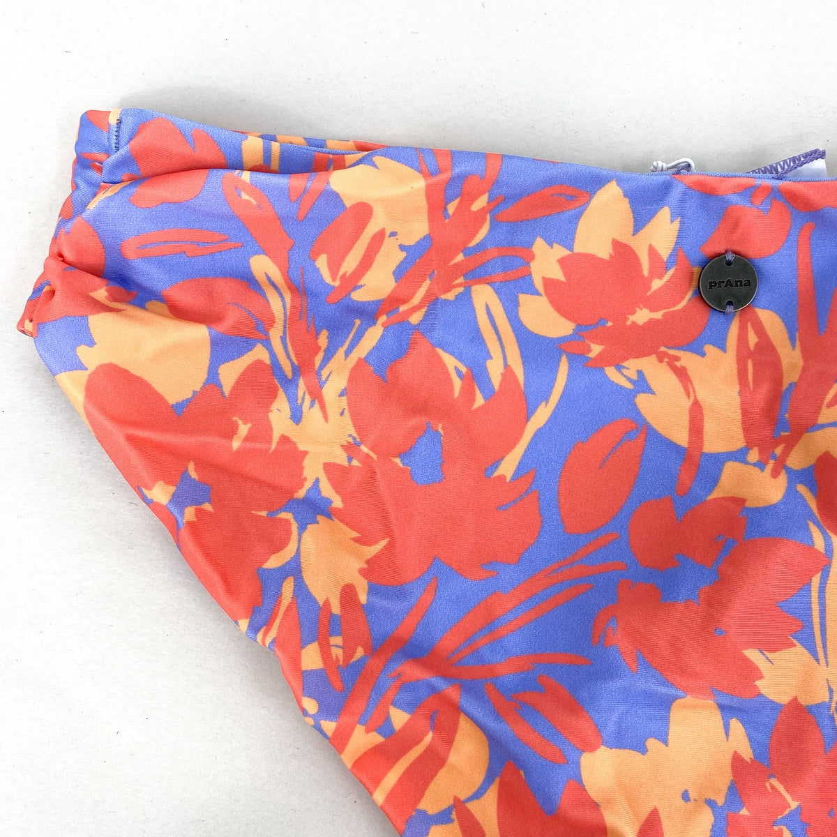 PRANA Women's Marta Bikini Bottom XS Pink Morning Glory Bloom Hipster NWT