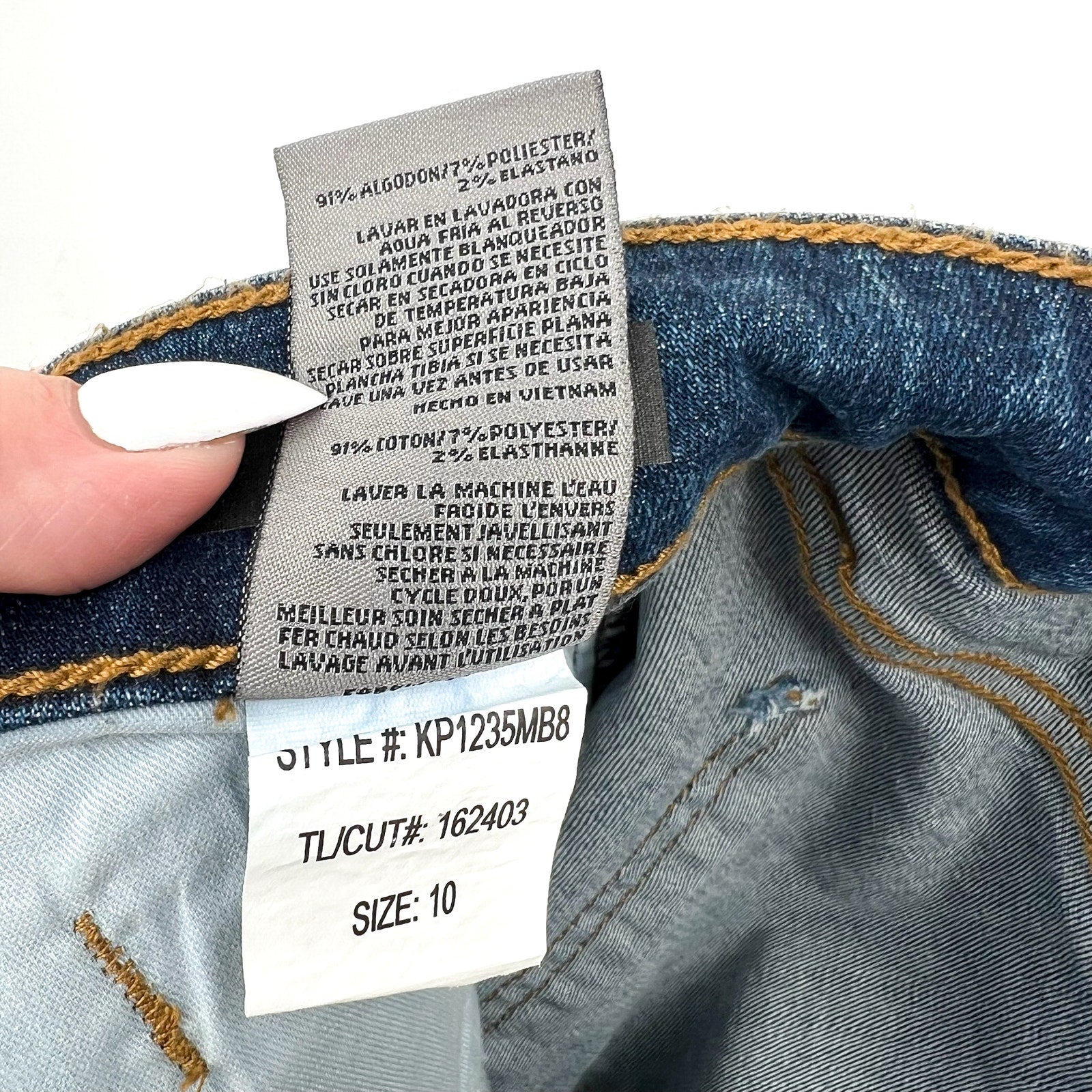 KUT FROM THE KLOTH Womens Natalie High Rise Bootcut Jean Size 10 Blue Allied NWT