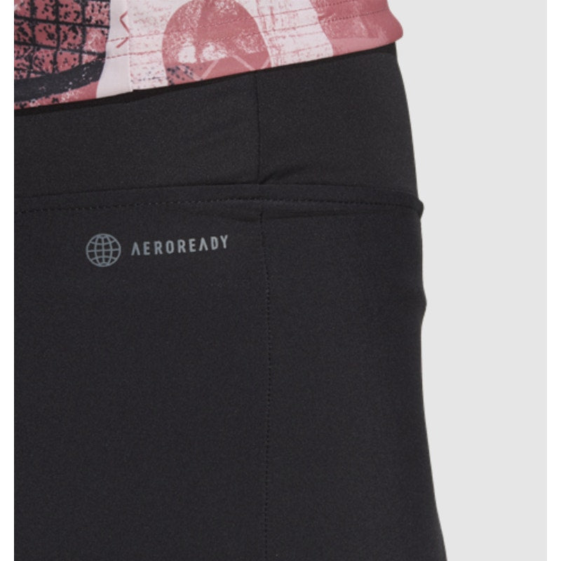 ADIDAS Women's Club Pleated Tennis Skirt Large Black Stretch NWT HS1459