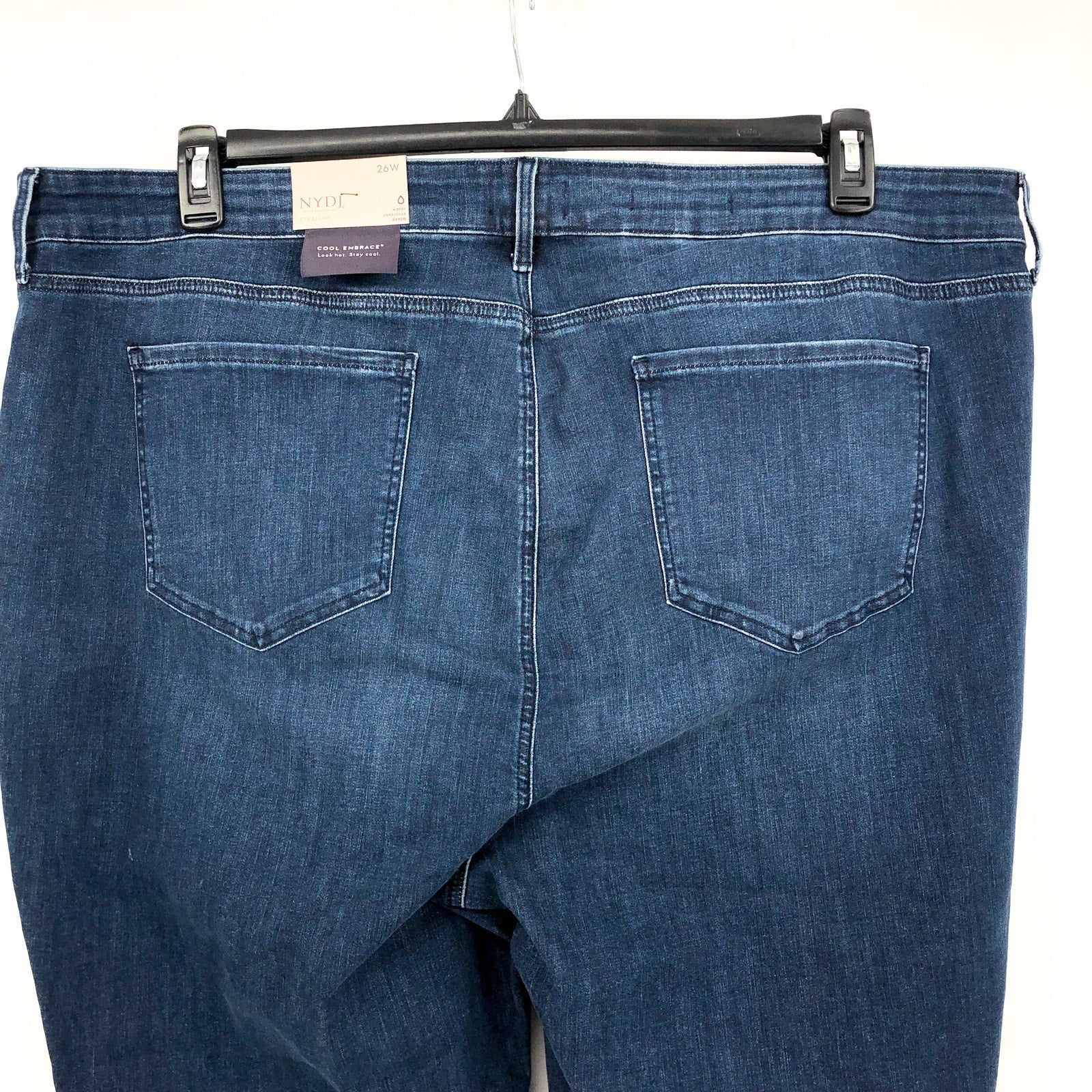 NYDJ Women's Marilyn Straight Ankle Jeans 26W Ibiza Blues High Rise NWT