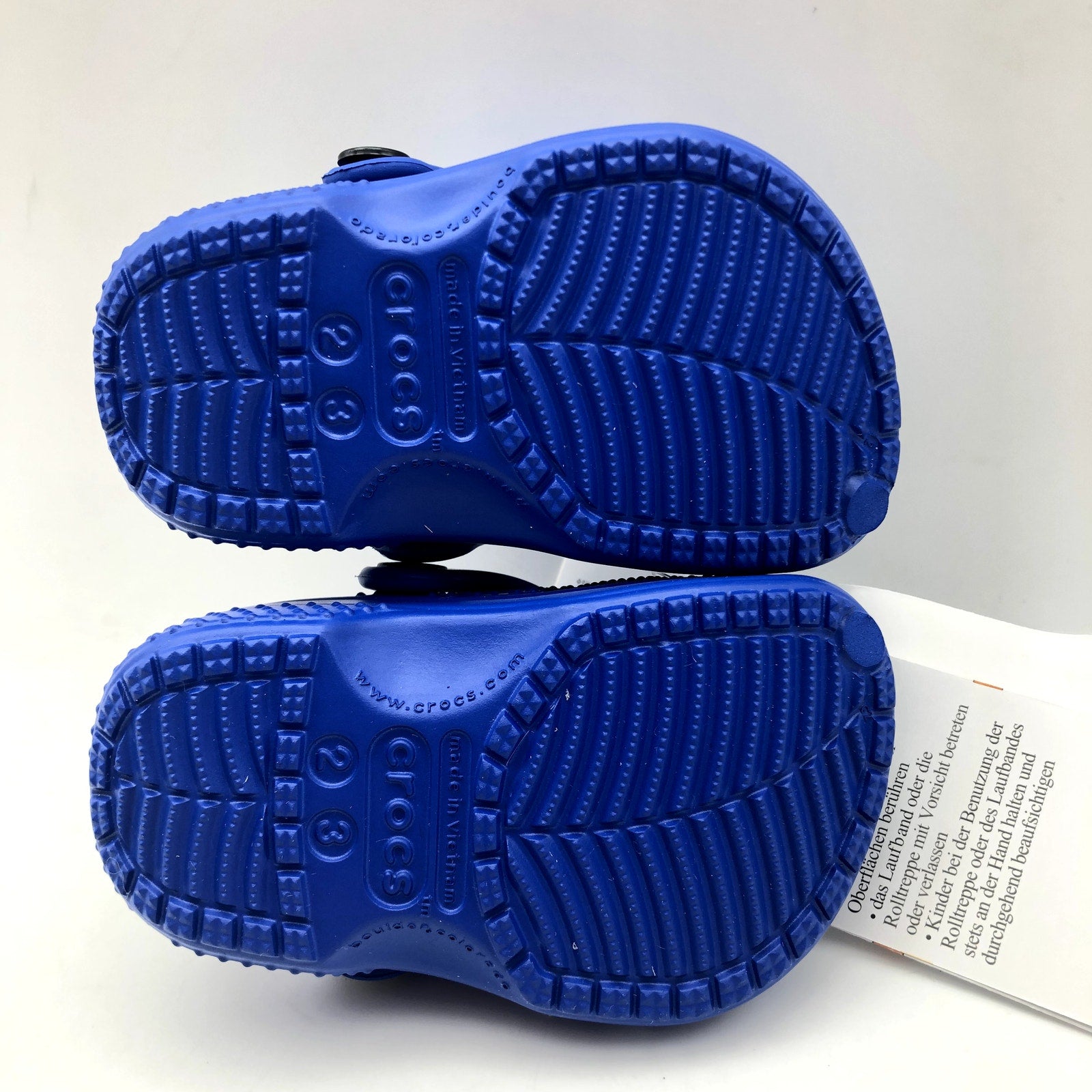 Crocs Boys Classic Littles Clogs C2 C3  Blue NIB