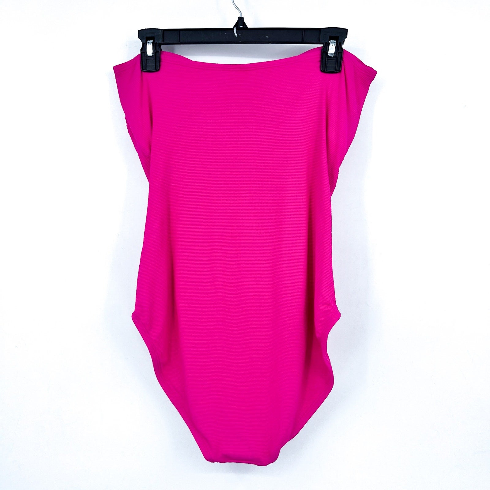 TOMMY BAHAMA Island Cays One-Piece Swimsuit Size 8 Pink Maui V-Front Bandeau NWT