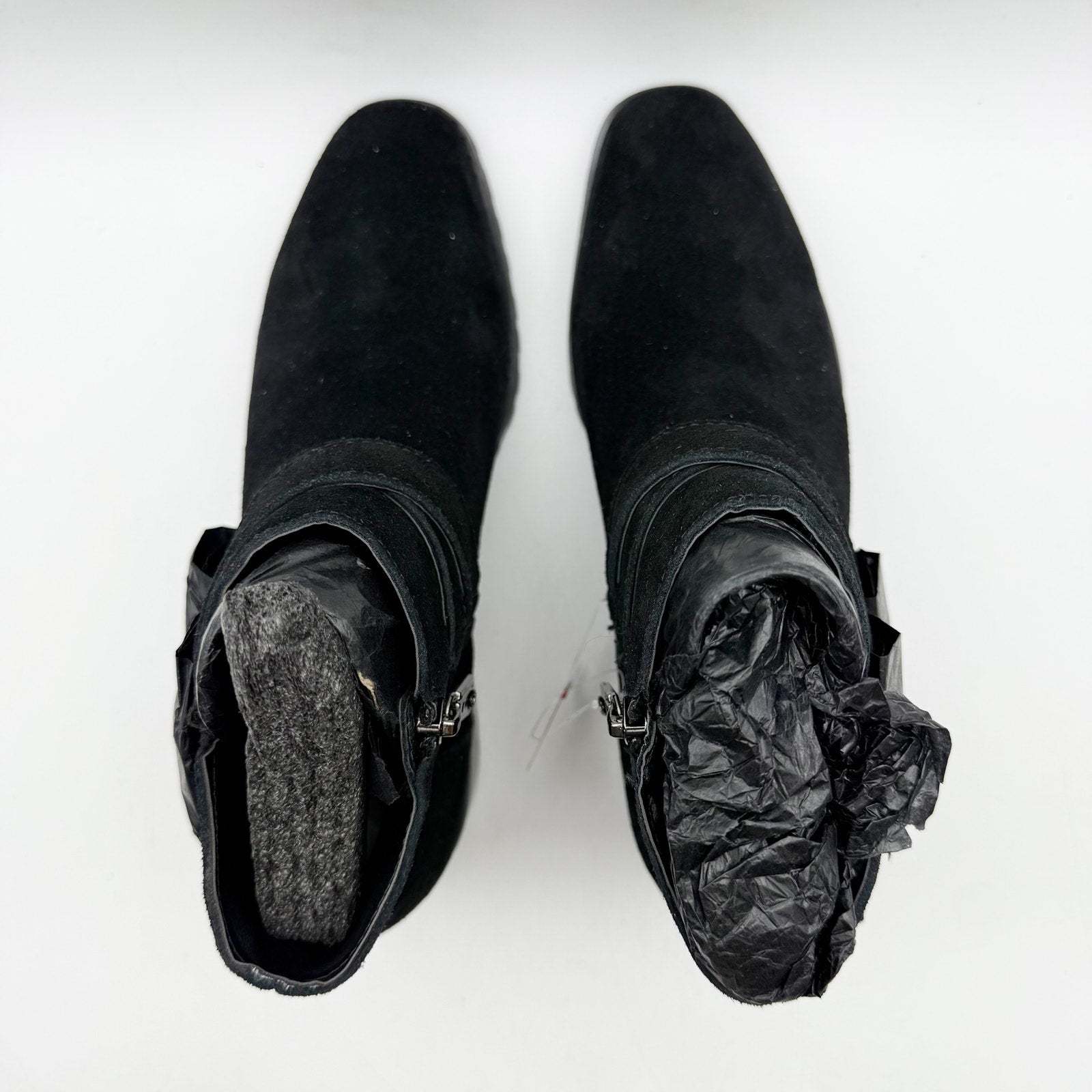 Blondo Womens Sway Ankle Booties US 6.5 M Black Suede Waterproof NWOB