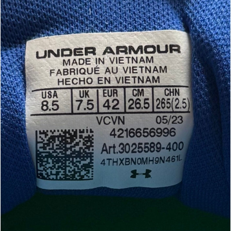 Under Armour Mens Leadoff Low Rm Baseball Cleats US 8.5 Blue White 3025589 NWOB