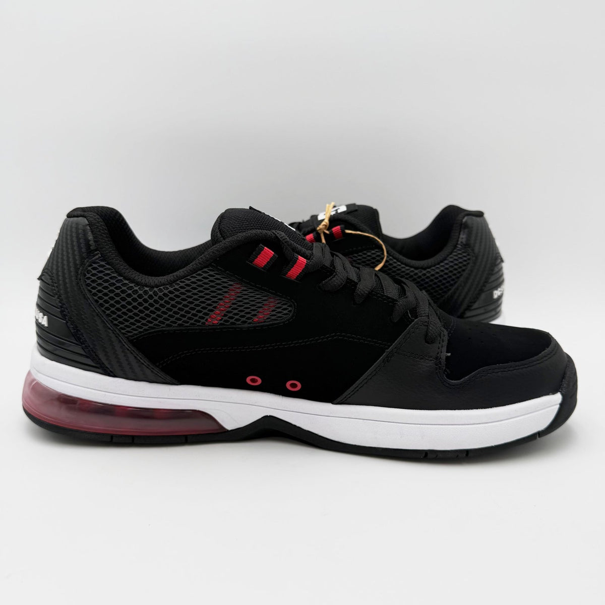 DC Mens Versatile Skate Casual Sneakers Size 11 EU 44.5 Black White Red NIB