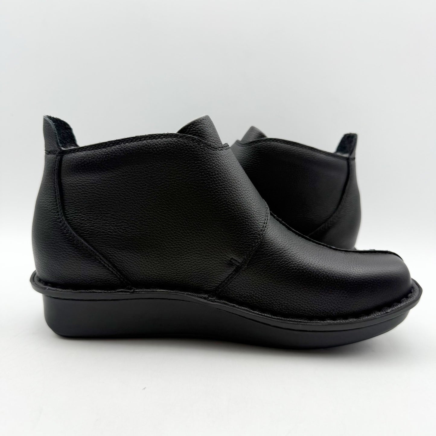 Alegria Womens Caiti Ankle Booties EU 35 US 5-5.5 Black Leather NIB