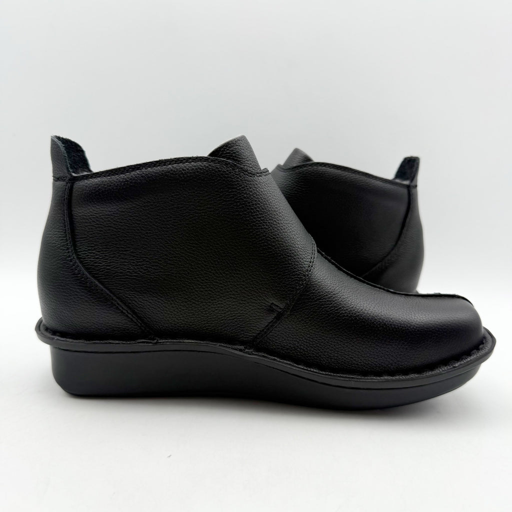 Alegria Womens Caiti Ankle Booties EU 35 US 5-5.5 Black Leather NIB