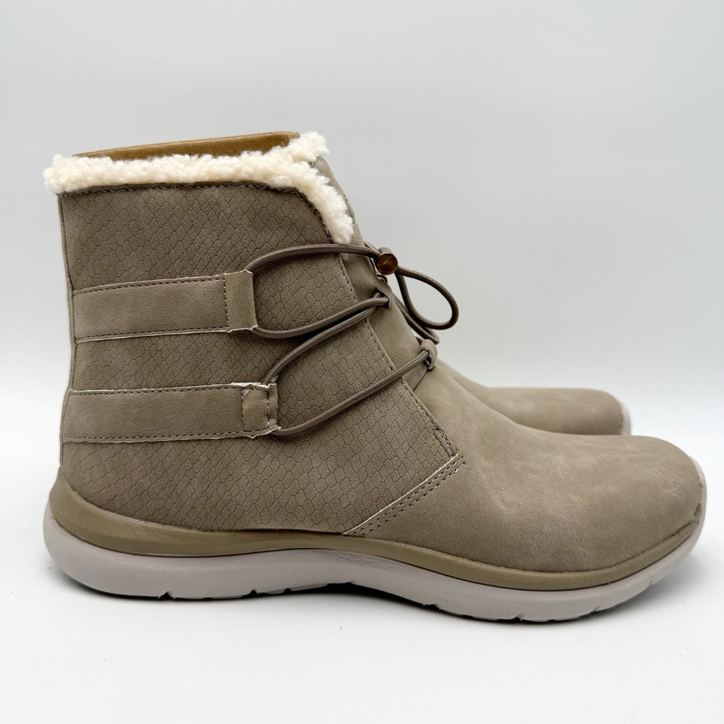 Ryka Womens Evie Exotic Snow Boots Size 9 M EU 39 Brown Taupe NIB