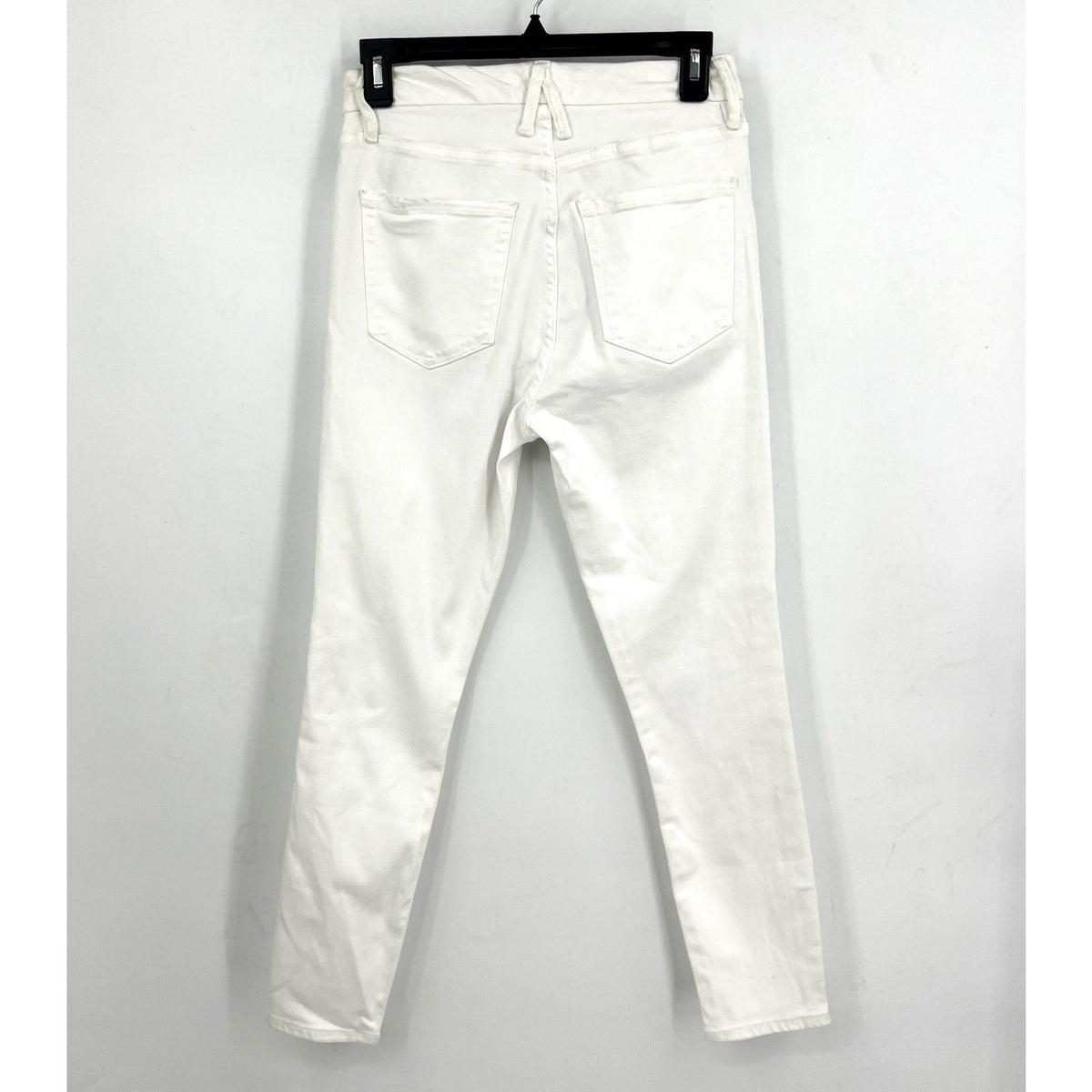 Good American Womens Good Leg Cropped Jeans Size 28 US 6 White Stretch NWOT