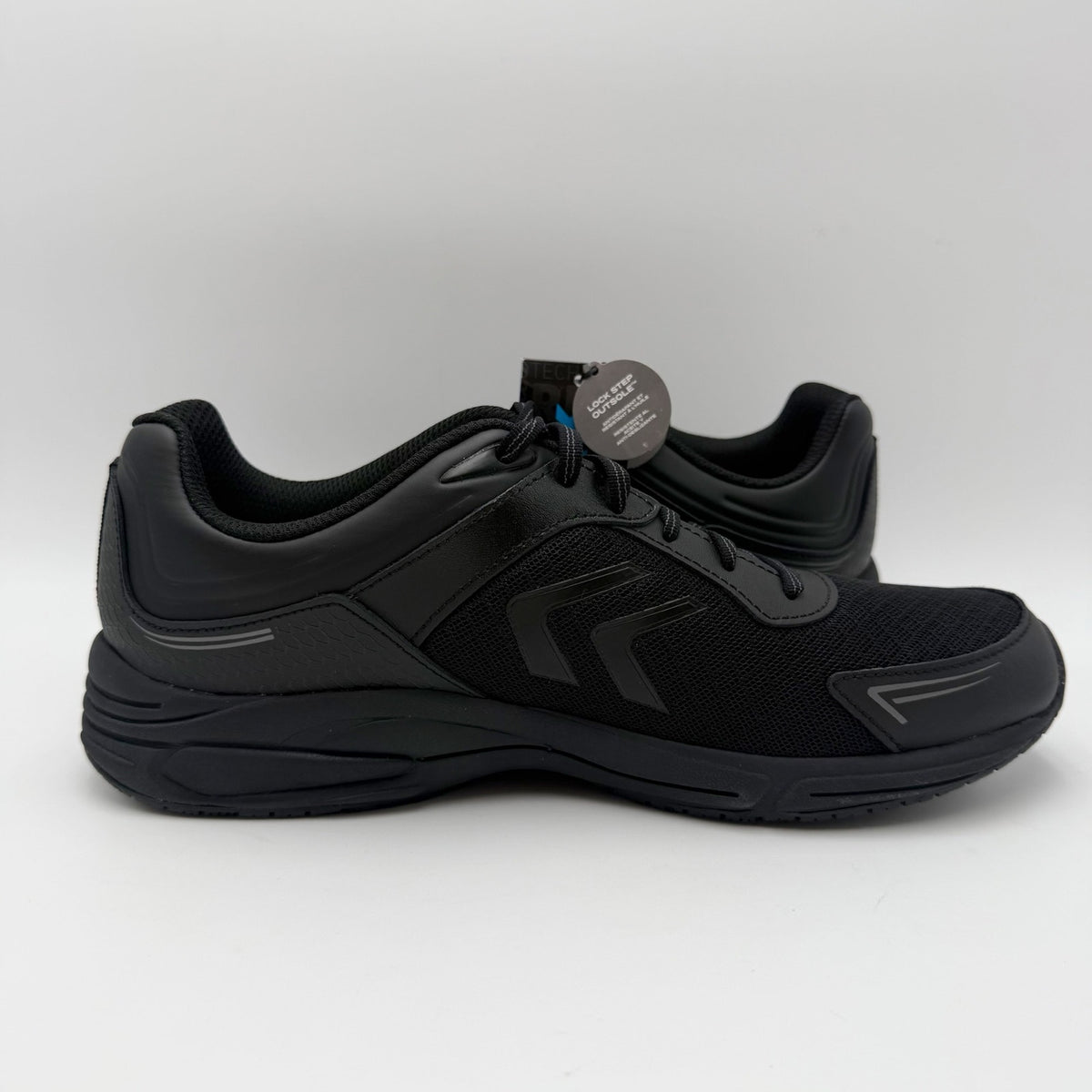 Dr. Scholls Womens Blaze Work Sneakers Size 10 M Black Leather SR NIB