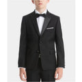 LAUREN RALPH LAUREN Boy's Classic Fit Tuxedo Suit Jacket Size 16R Black Wool NWT