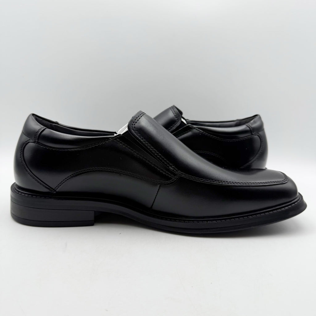 Dockers Mens Lawton Loafers US 11.5 Wide EU 45 Black Leather Slip On NIB