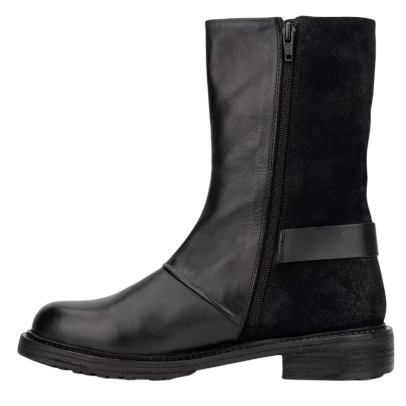 Vintage Foundry Womens Camila Bootie US 8.5 EU 39 Black Leather NIB