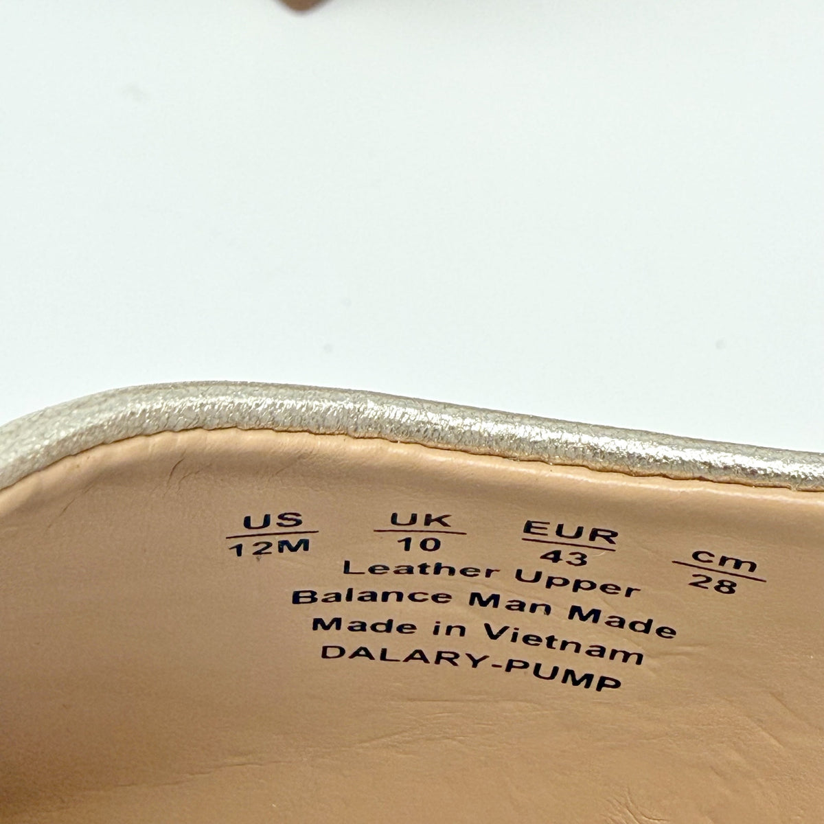 Naturalizer Womens Dalary Pumps Size 12 M EU 43 Champagne Gold Leather NIB