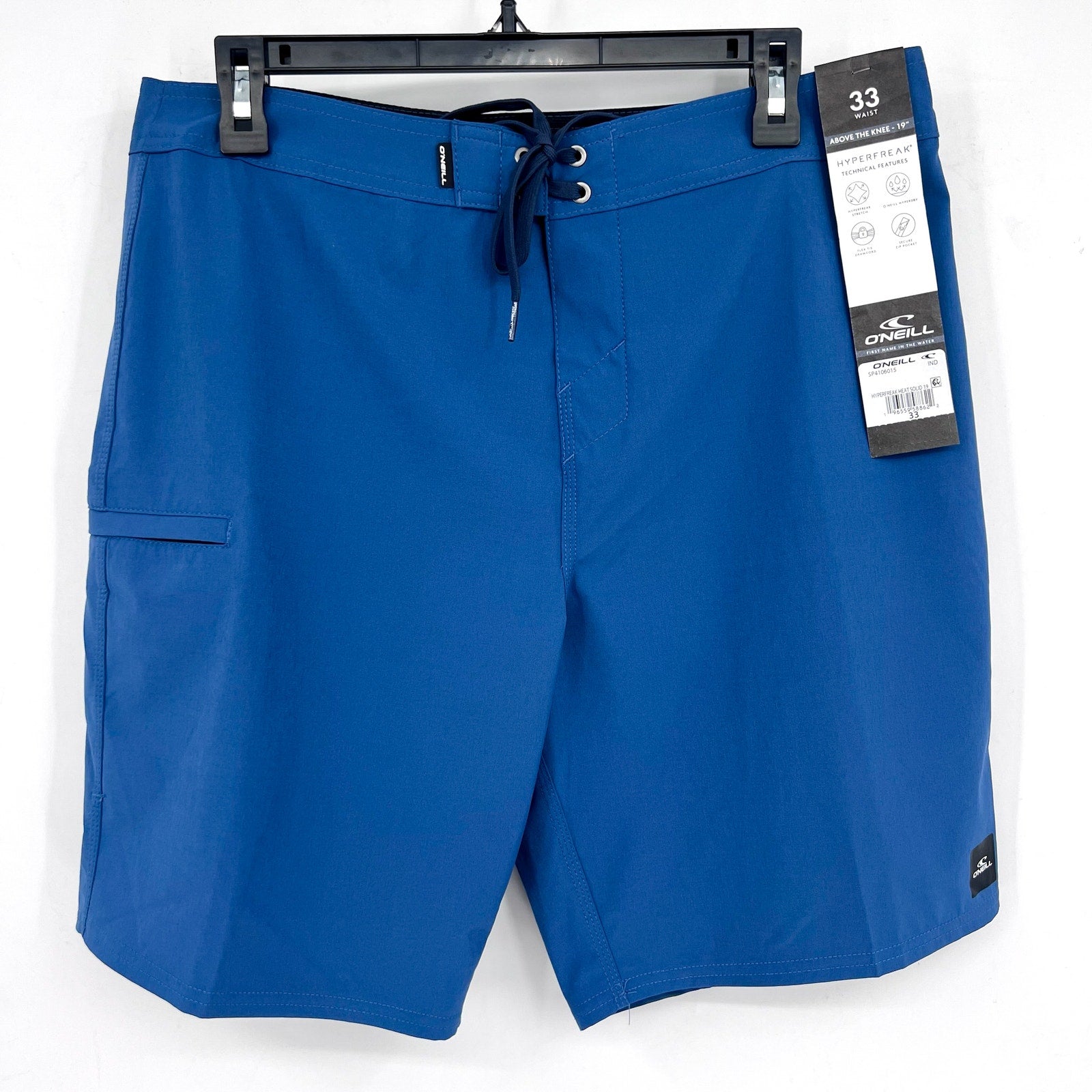 O'NEILL Men's Hyperfreak Heat 19" Boardshorts Size 33 Medium Blue Quick Dry NWT