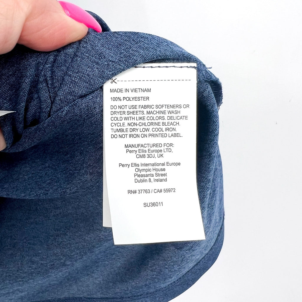 CALLAWAY Womens 1/4 Zip Short Sleeve Golf Polo Shirt XS True Navy Heather NWOT