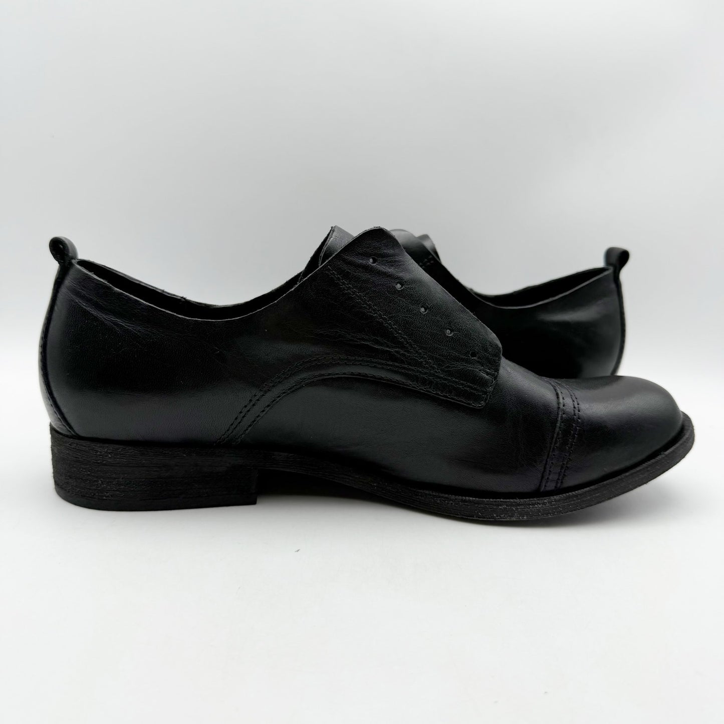Kork-Ease Womens Rori Shoes US 9.5 M EU 40 Black Leather Slip On NIB