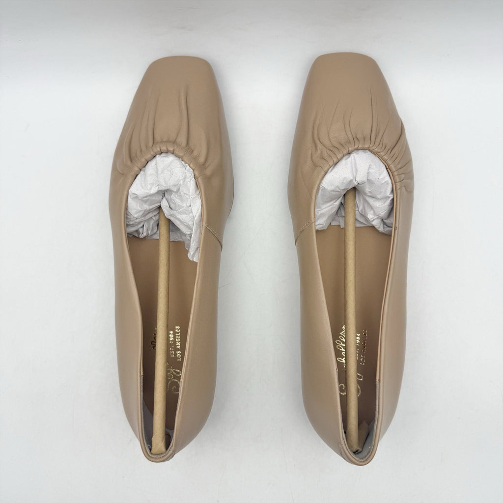Seychelles Womens Little Things Flats Size 7.5 EU 38 Beige Tan Leather NWOB