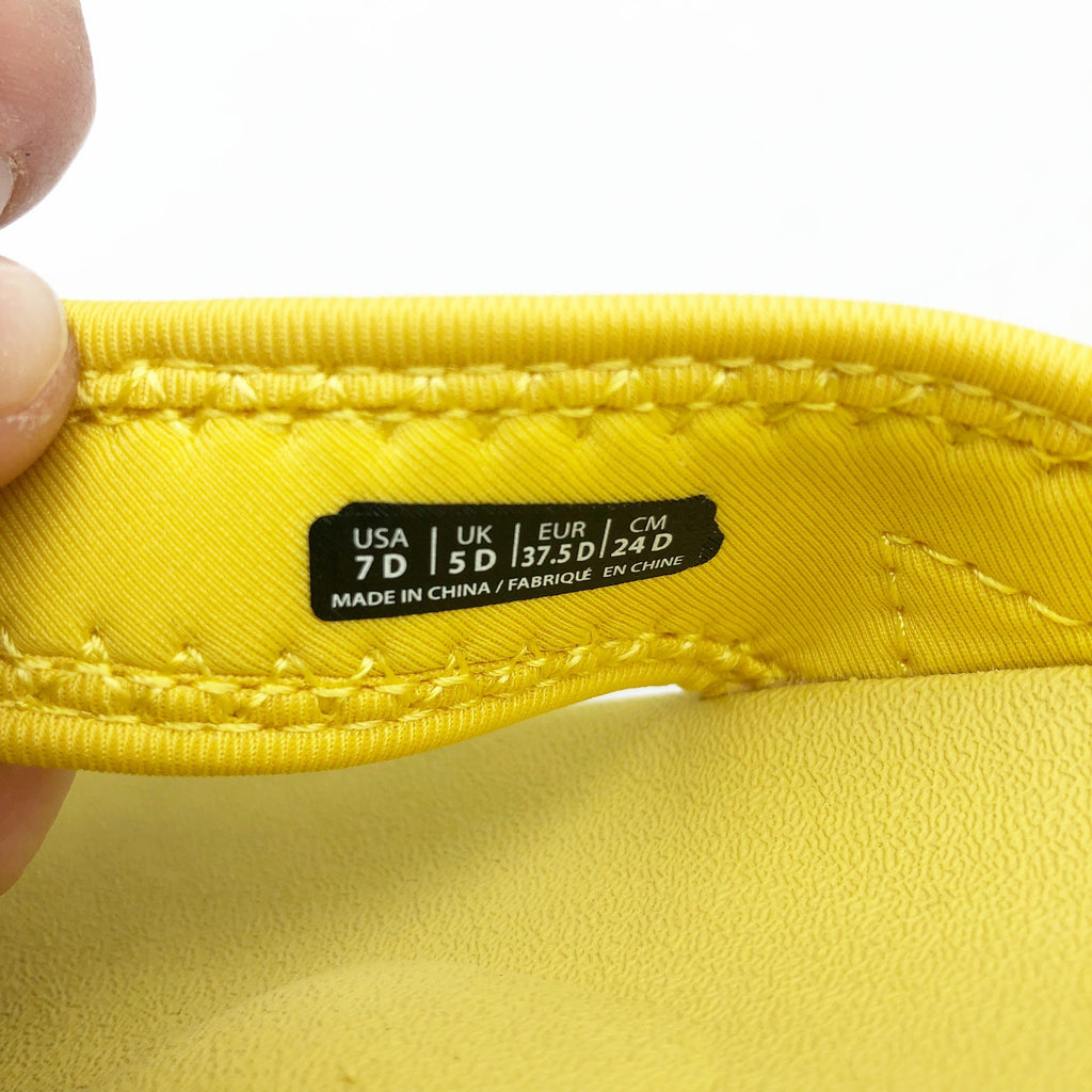 Spenco Womens Yumi Gecko Sandals US 7 WIDE Sundress Yellow Flip Flop NWOB