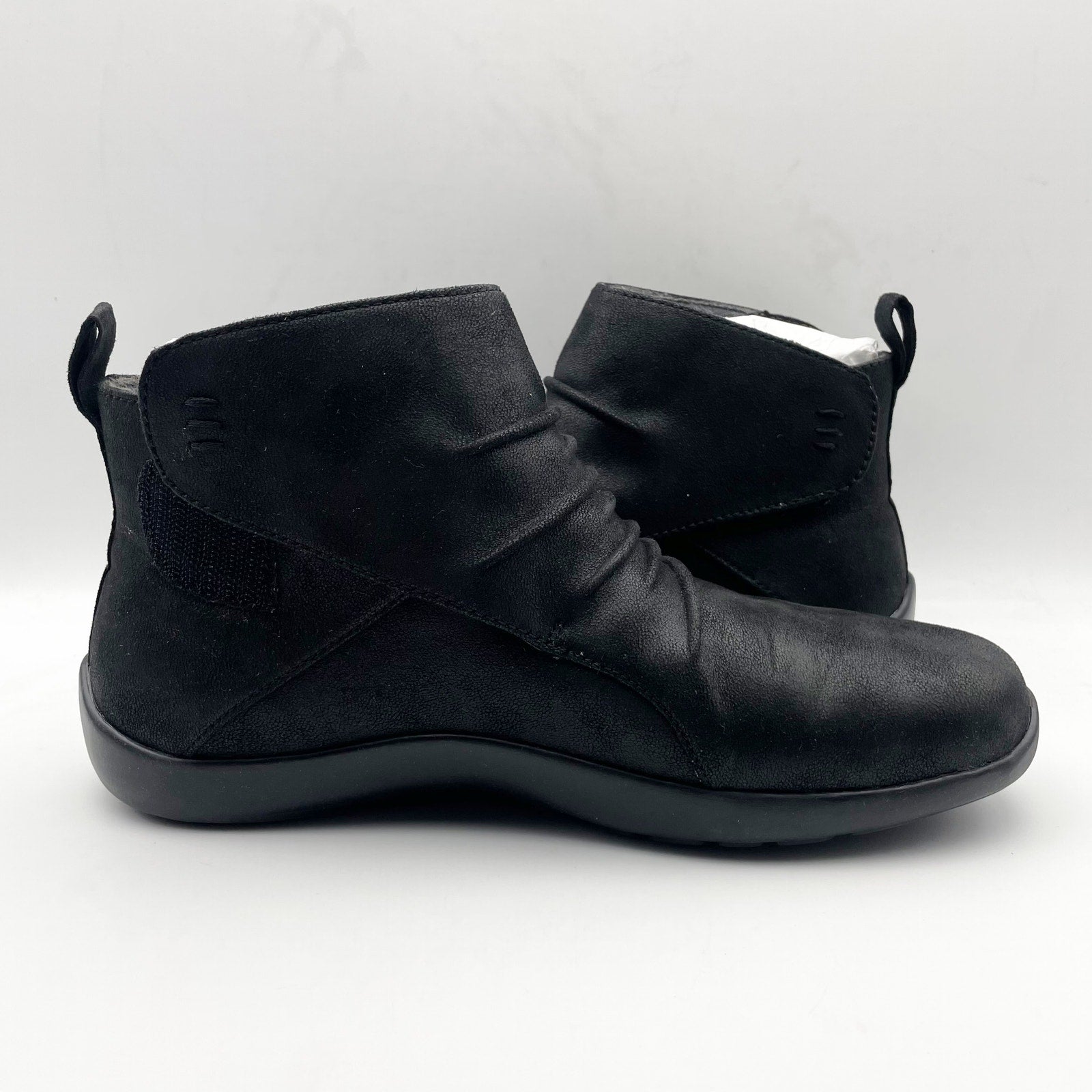 Anodyne Womens No. 91 Casual Boots US 8.5M EU 38.5 Black Vegan Leather NIB
