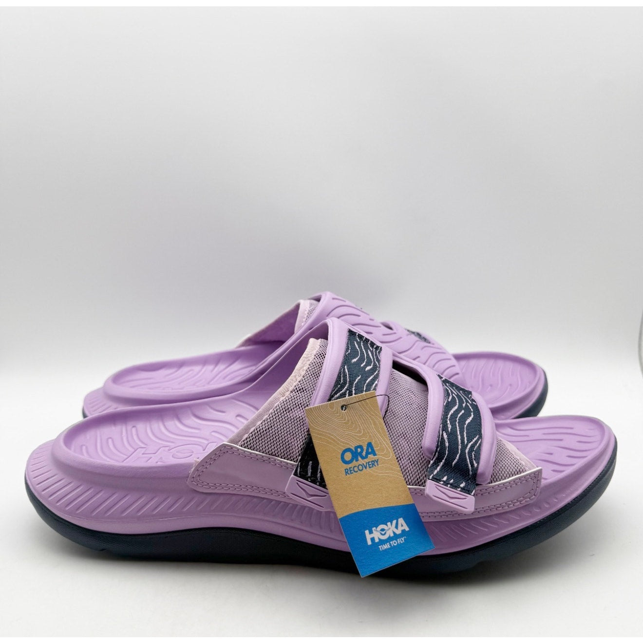 Hoka Mens Ora Luxe Slide Sandals Size 13 EU 48 Violet Purple NWT