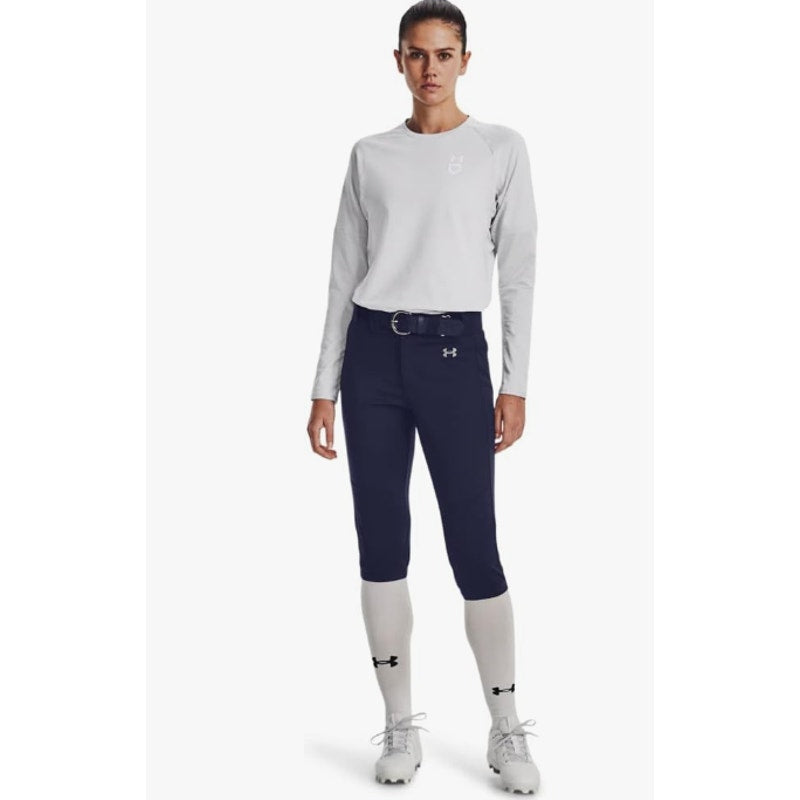 UNDER ARMOUR Girls Utility Softball Pants Large Navy Blue NWT