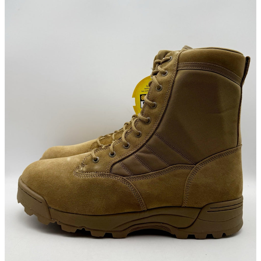 T3865. Original S.W.A.T.- MENS 15 WIDE- Classic 9" Boots Tan Coyote Slip Resistant NIB