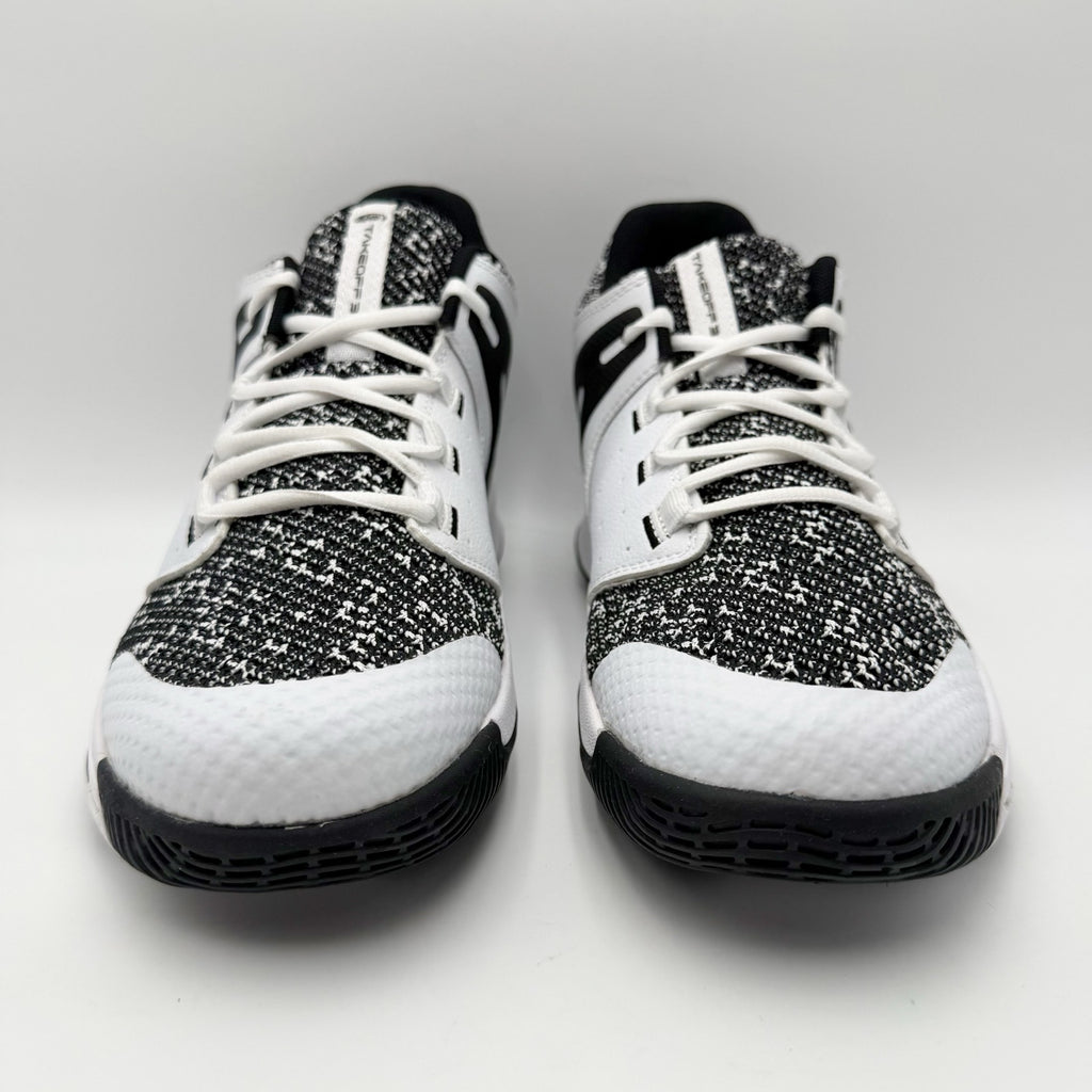 AND1 Mens Takeoff Basketball Shoes Size 11 EU 45 White Black Athletic NWOB