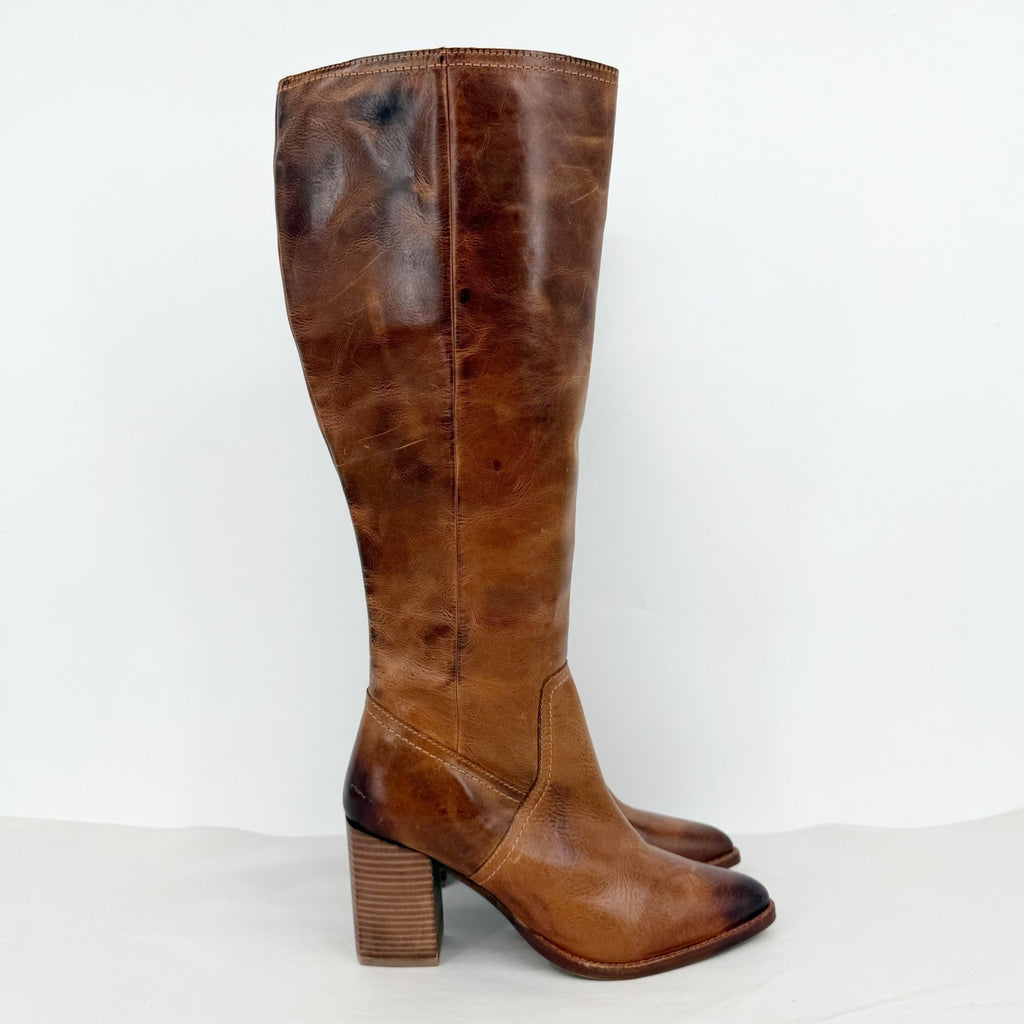 Diba True Womens True Do Knee High Boots US 9 M Brown Leather NWOB