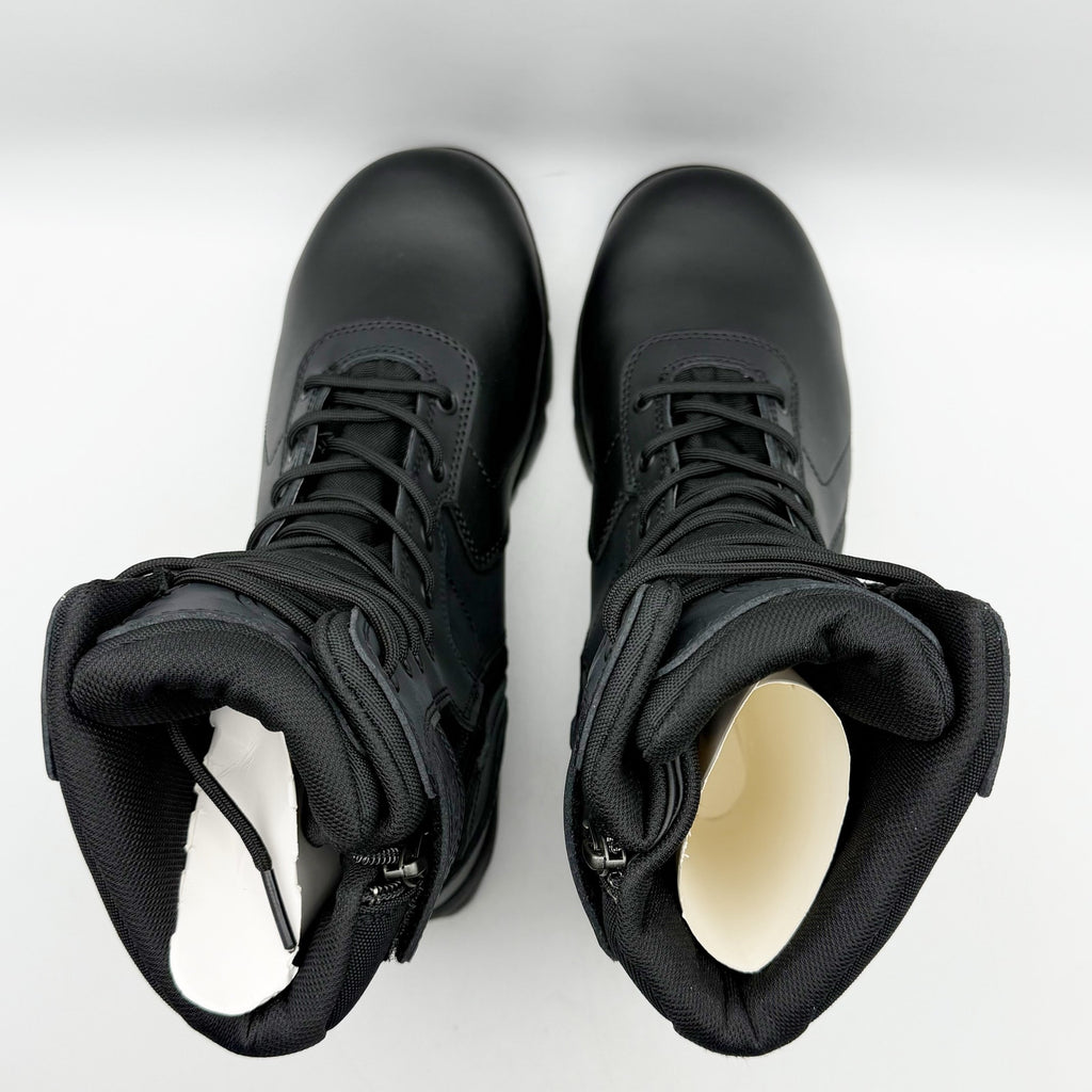 Battle Ops Mens 8” CT Tactical Duty Boot Size 9 Black Leather Waterproof NIB