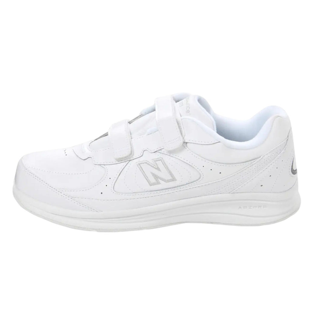 New Balance Mens 577 Sneakers US 14 White Leather Athletic Hook and Loop NIB
