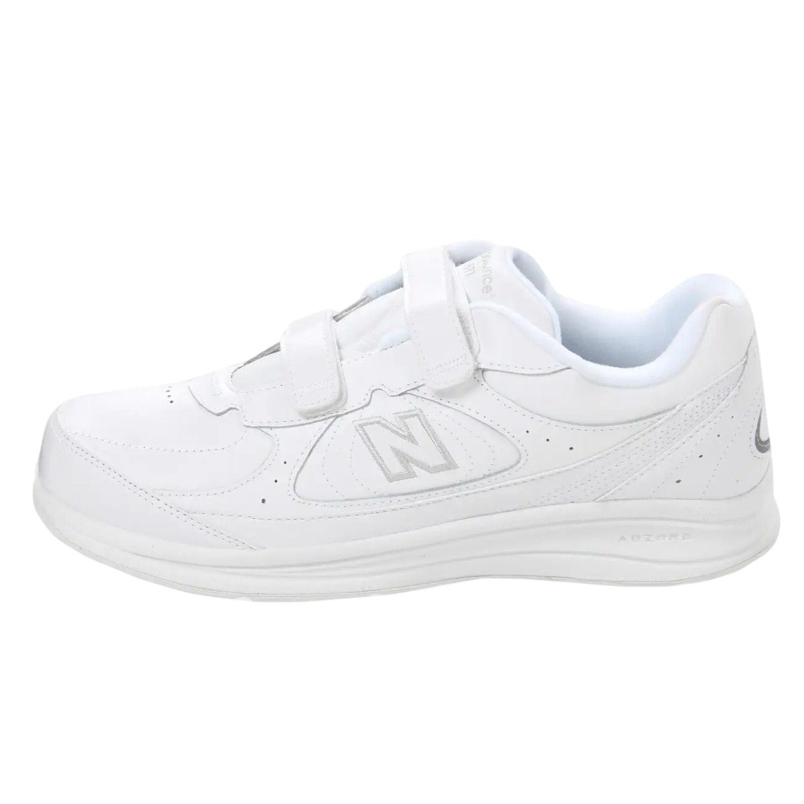 New Balance Mens 577 Sneakers US 14 White Leather Athletic Hook and Loop NIB