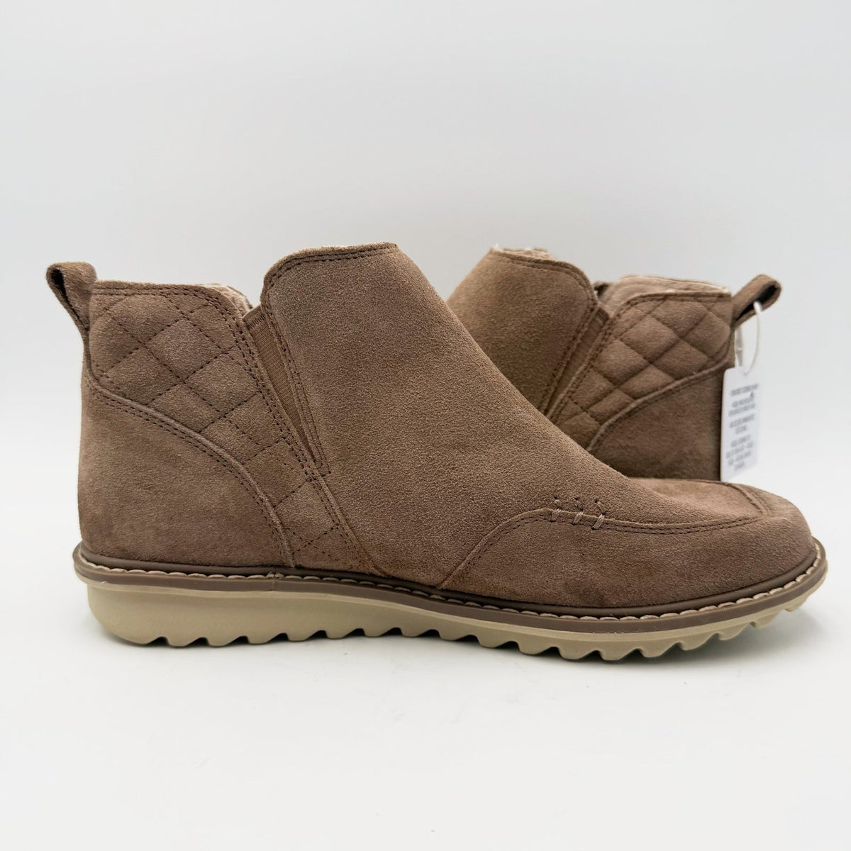 Skechers Womens Arch Fit Mojave Boundless Bliss Ankle Bootie Size 8.5 Brown NWOB
