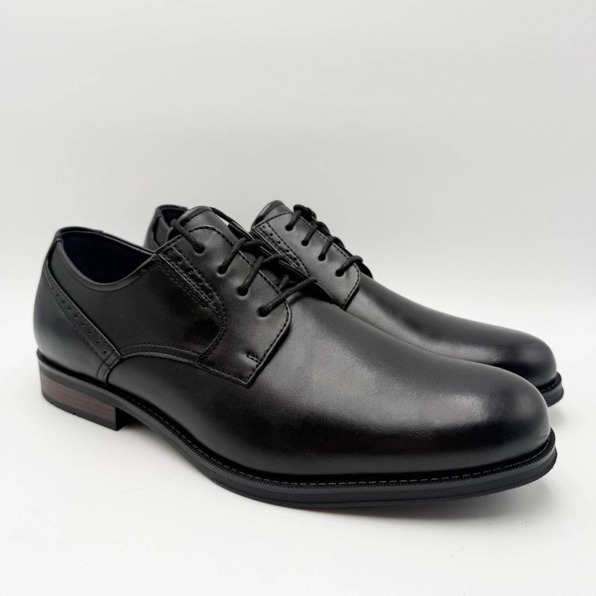 DOCKERS Mens Edgar Oxford Shoes Size 11 M Black Business Casual NIB