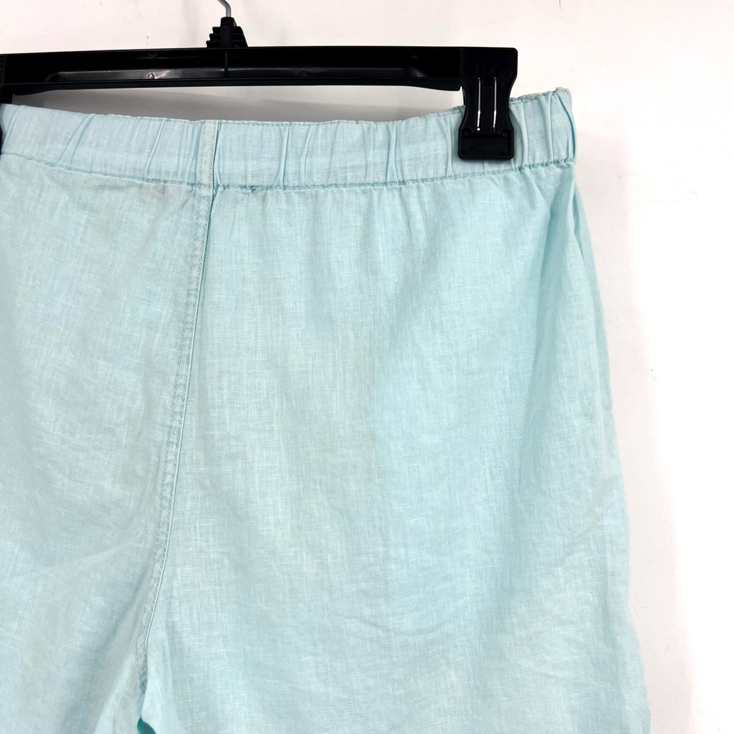 XCVI WEARABLES Womens Quincy Shorts Small Mint Green Cotton Linen Drawstring NWT