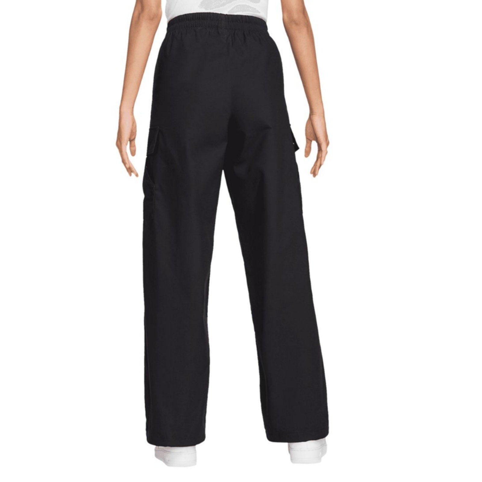 Nike Womens Sportswear Everything Wovens Cargo Pants Large Black Mid-Rise NWT
