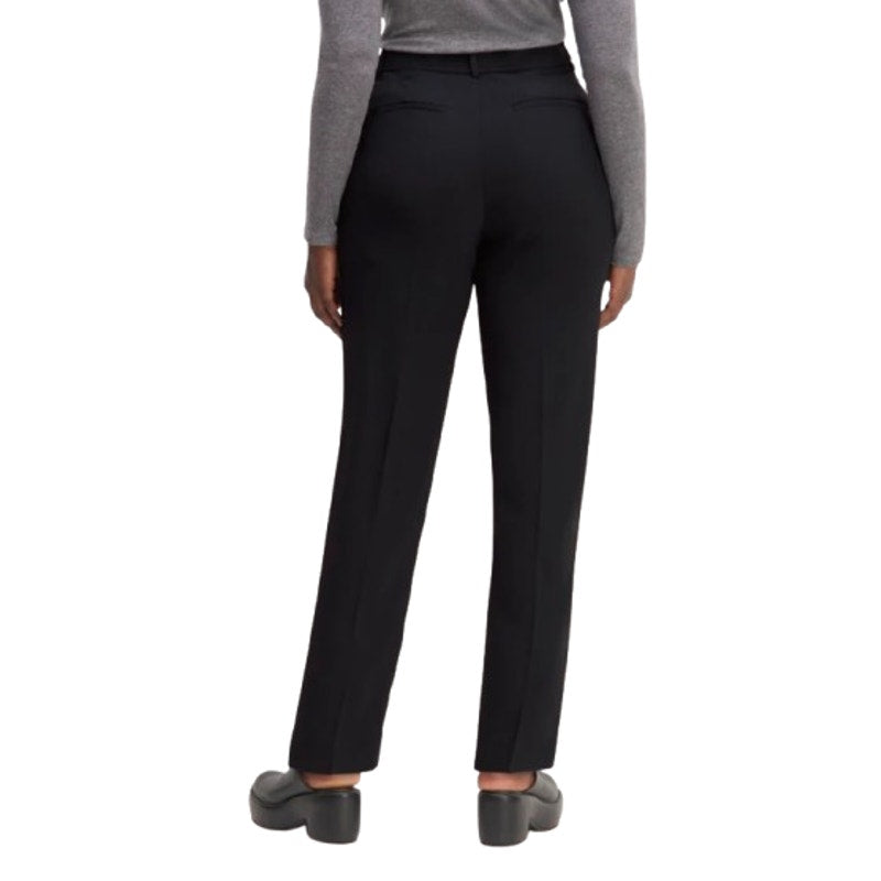 EVERLANE Women's The Japanese GoWeave Way-High Tapered Pants Size 6 Black NWT