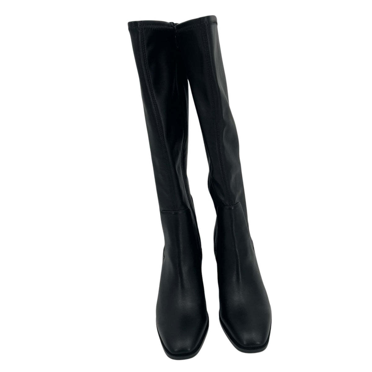 Vionic Womens Inessa Knee High Boots Size 5 EU 35 Black Vegan Leather WR NIB
