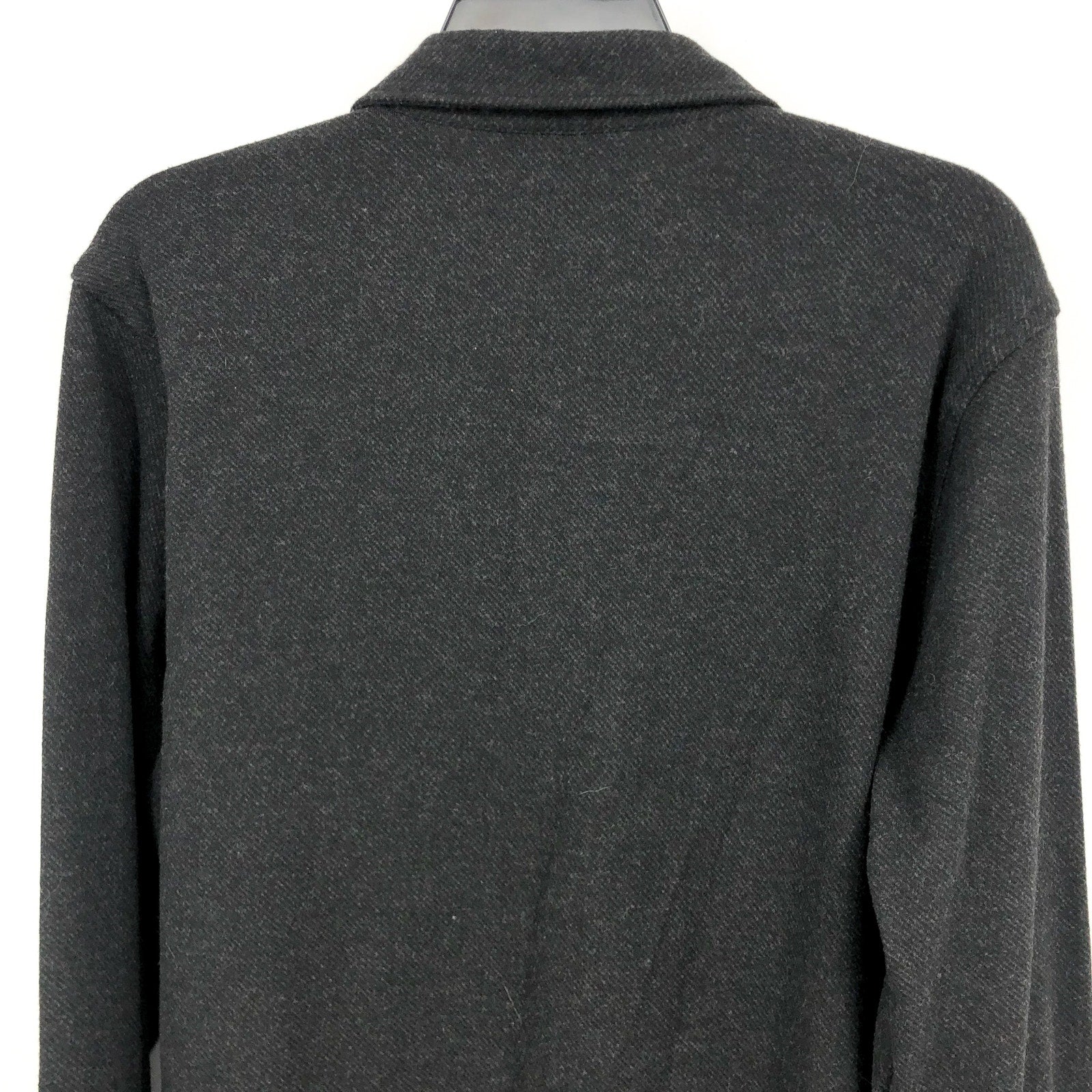 FAHERTY Men's Legend Sweater Shirt Medium Heathered Black Twill Long Sleeve NWT