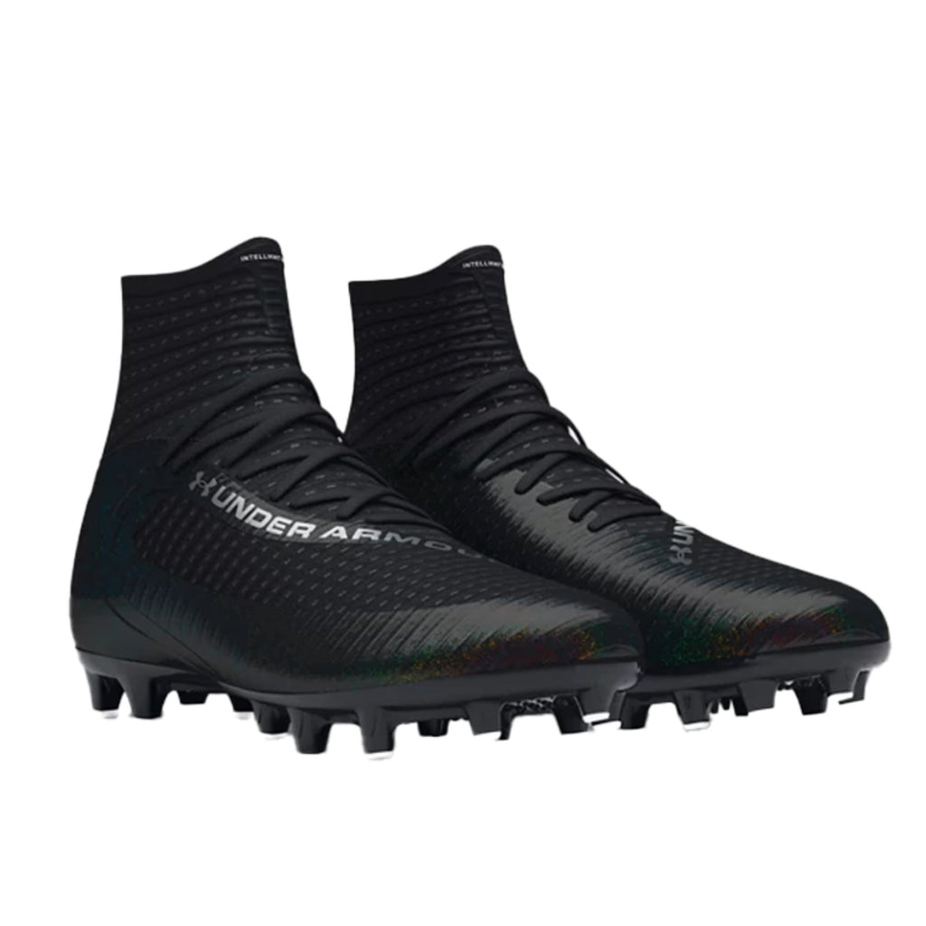 Under Armour Men's Highlight MC 2.0 High Top Football Cleats Size 9 Black NWOB