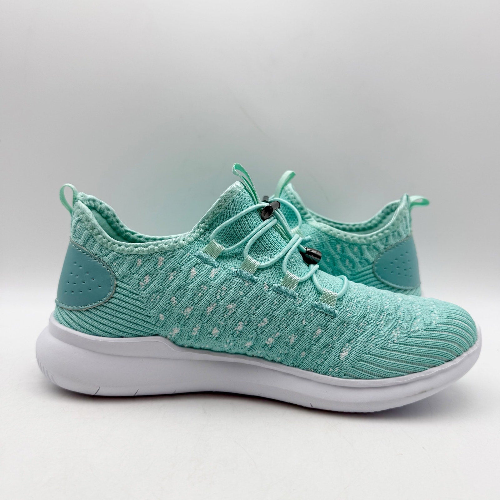 Propet Womens Travelbound Sneakers US 6 M Icy Mint Blue Bungee NIB
