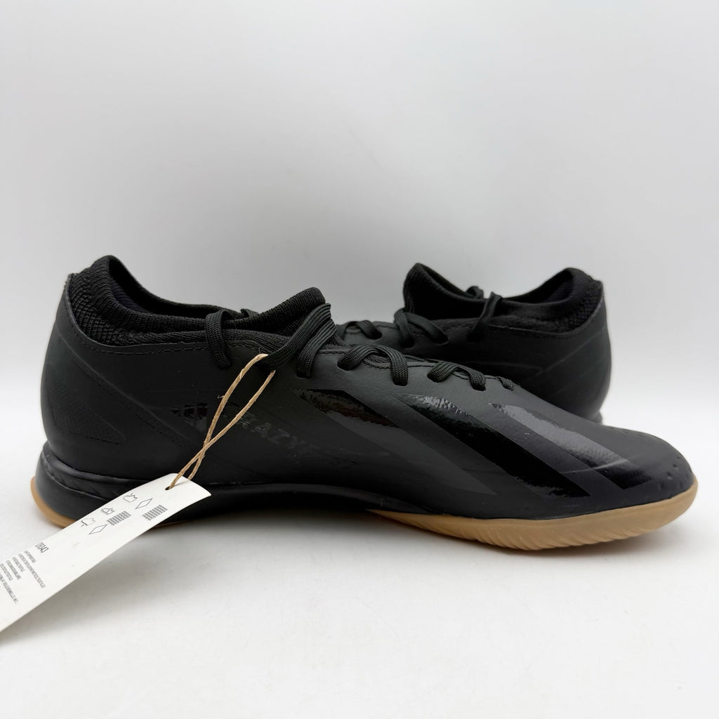 Adidas X CRAZYFAST.3 Indoor Soccer Shoes Mens 7.5 Womens 8.5 Black NWOB