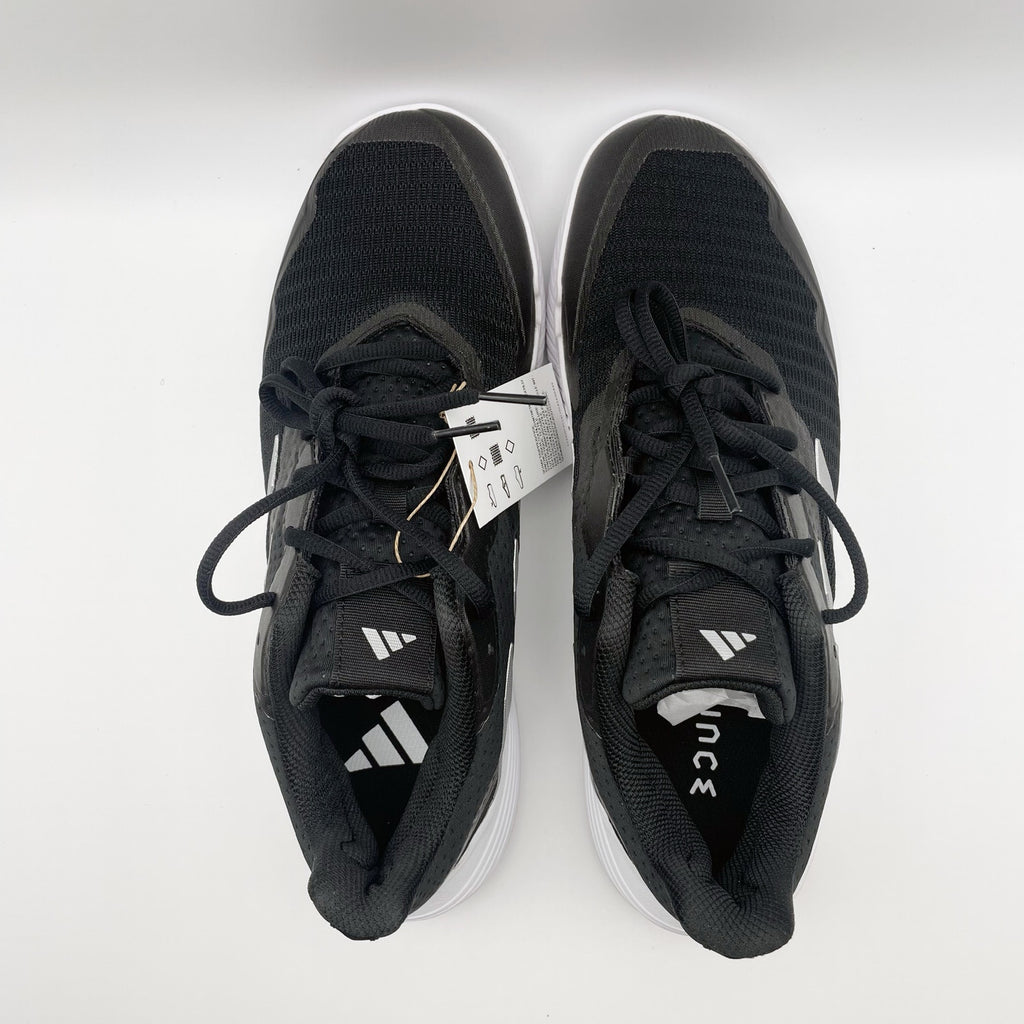 Adidas Women's CourtJam Control Athletic Shoes Size 9.5 Black White Tennis NIB