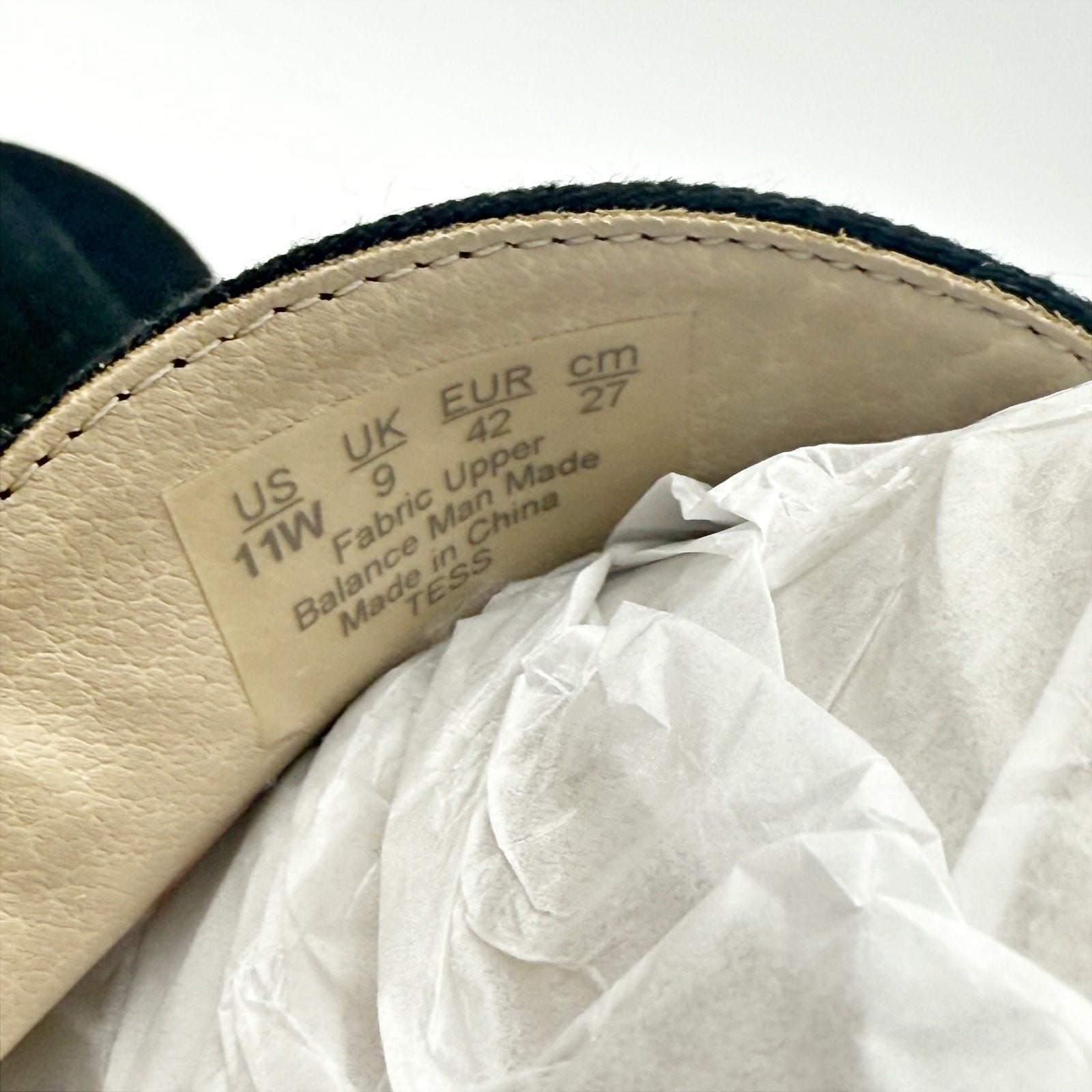 LifeStride Womens Tess Wedge Espadrille Sandals US 11 Wide EU 42 Black NIB