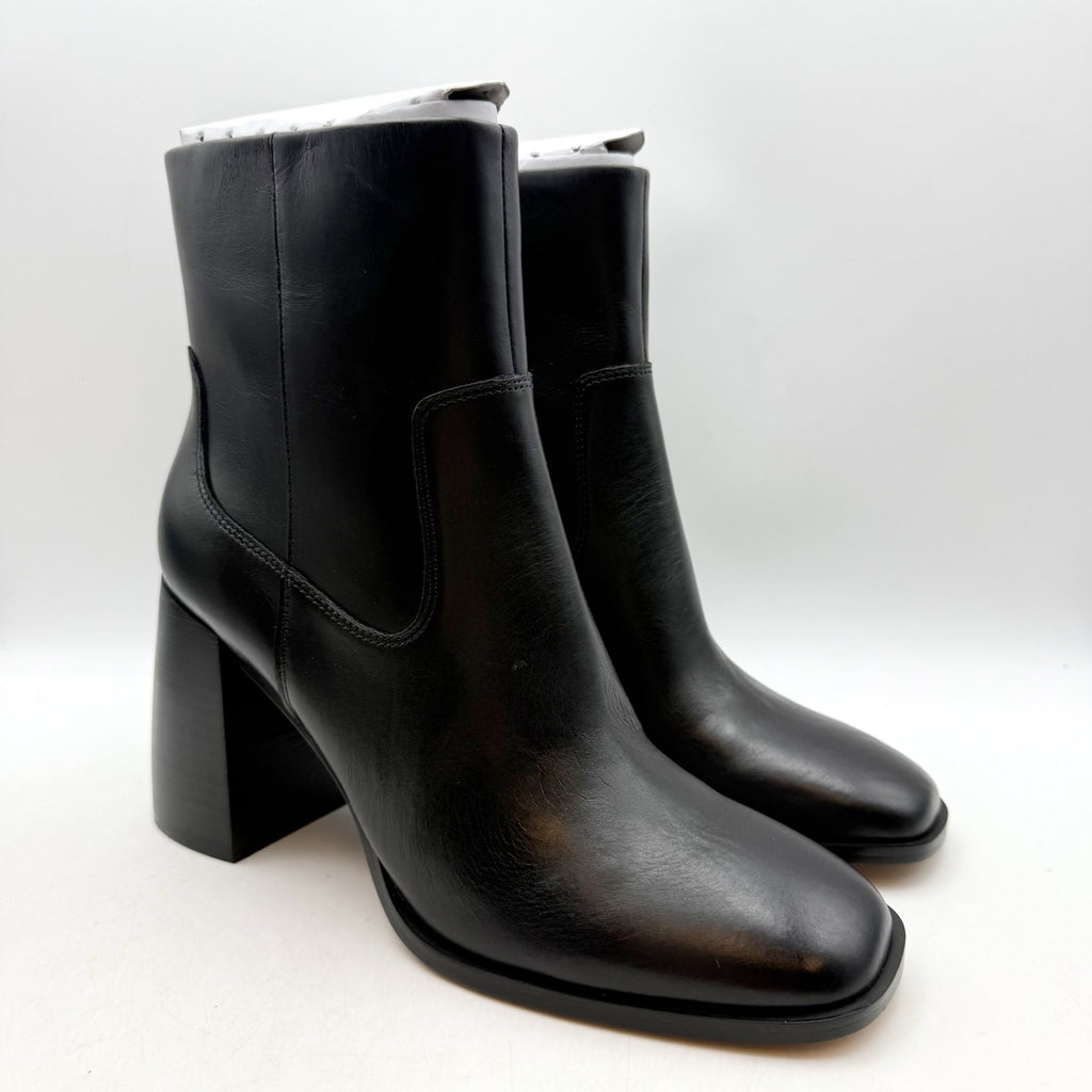 Vince Camuto Womens Dayana Ankle Boots US 10 M EU 41.5 Black Leather NIB
