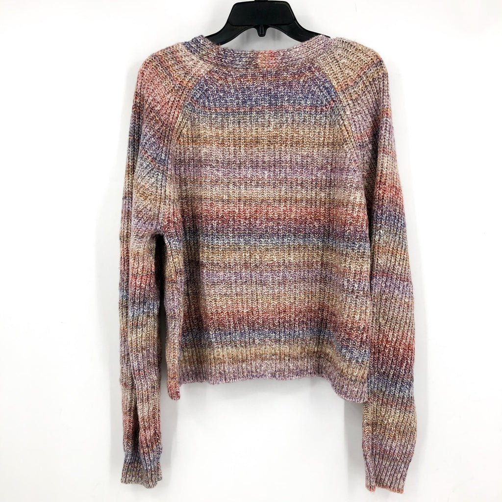 RAILS Womens Josie Space Dye Cardigan XL Multi Amethyst Cotton Blend Sweater NWT