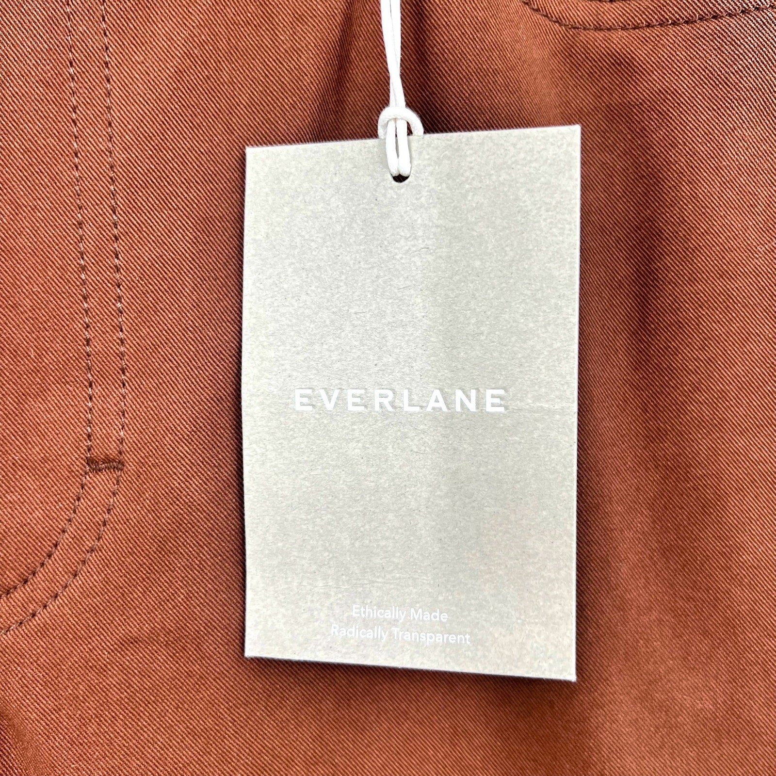 EVERLANE Men's Performance Pants 33x34 Brown Slim Fit Uniform 5-Pocket NWT