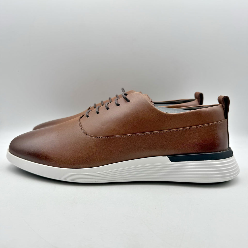 Wolf & Shepherd Men Crossover Longwing Oxford Sneaker 11.5 M Brown Leather NIB