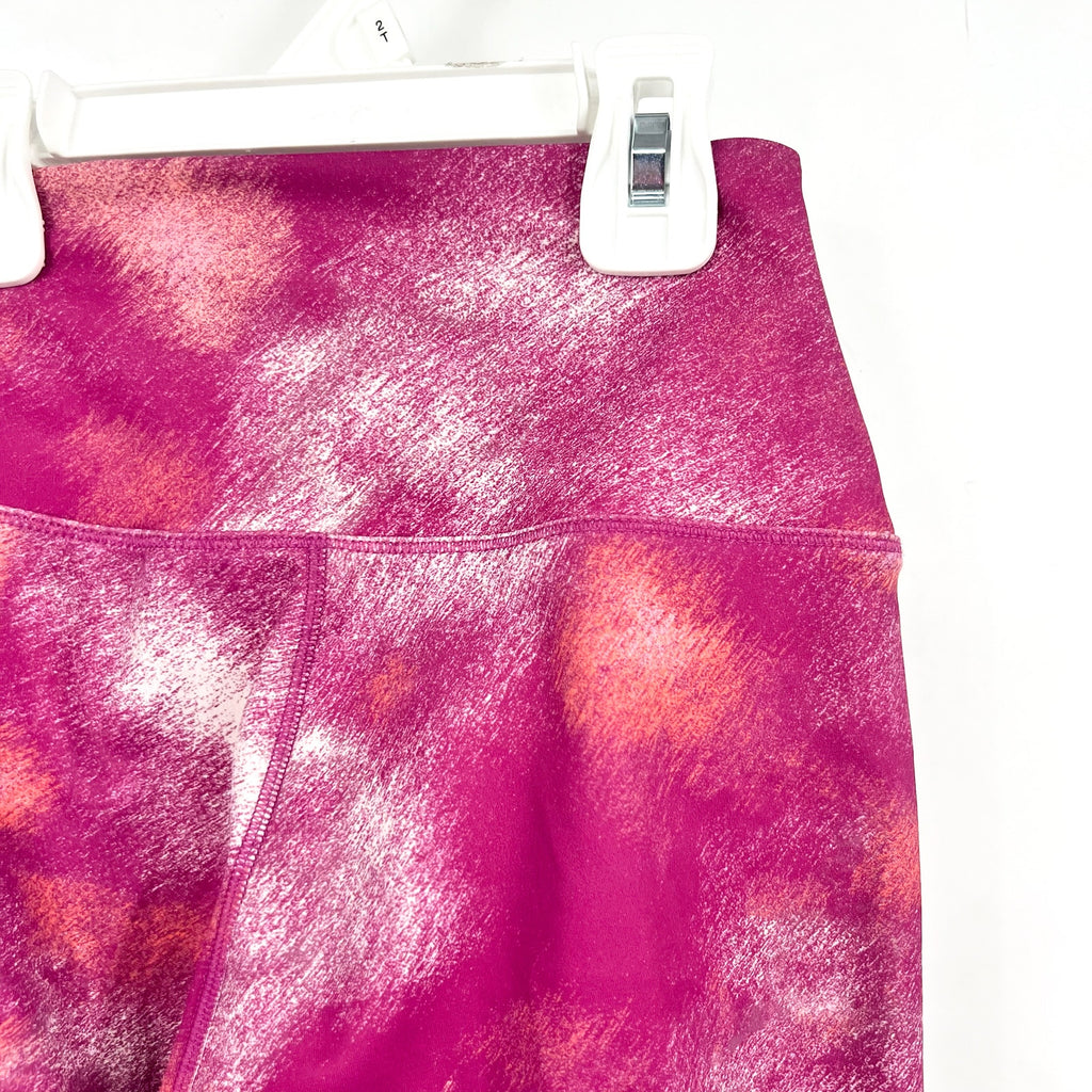 NIKE Women's High-Waisted 7/8 Leggings XS Pink Hot Fuchsia Print Athletic NWT